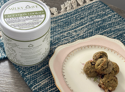 The milky wave Cranberry Walnut Lactation Cookies